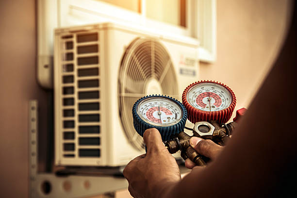 Professional Hvac Maintenance technician working in Munds Park, AZ